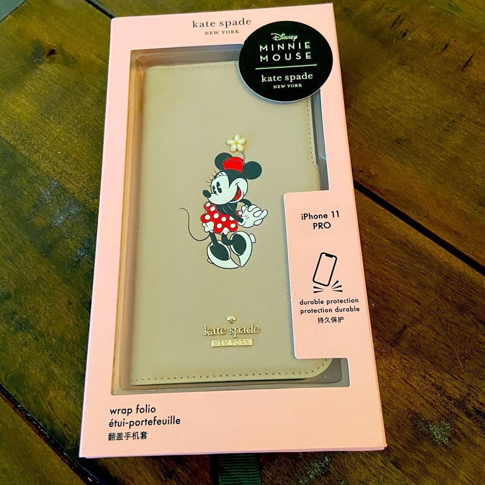 NWT Kate Spade Minnie Mouse  IPhone 11 Pro Case!